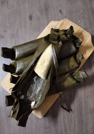 Foto resep Lontong daun pisang (metode 5307)