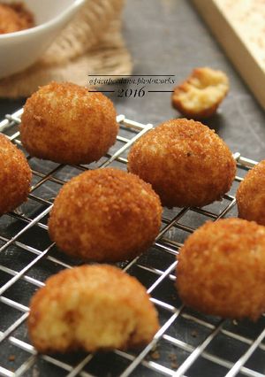 Foto resep Palm Cheese Balls Cookies