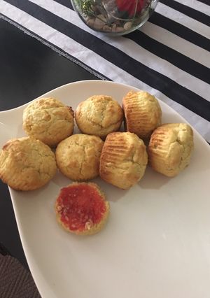 A picture of Muffin baked scones.