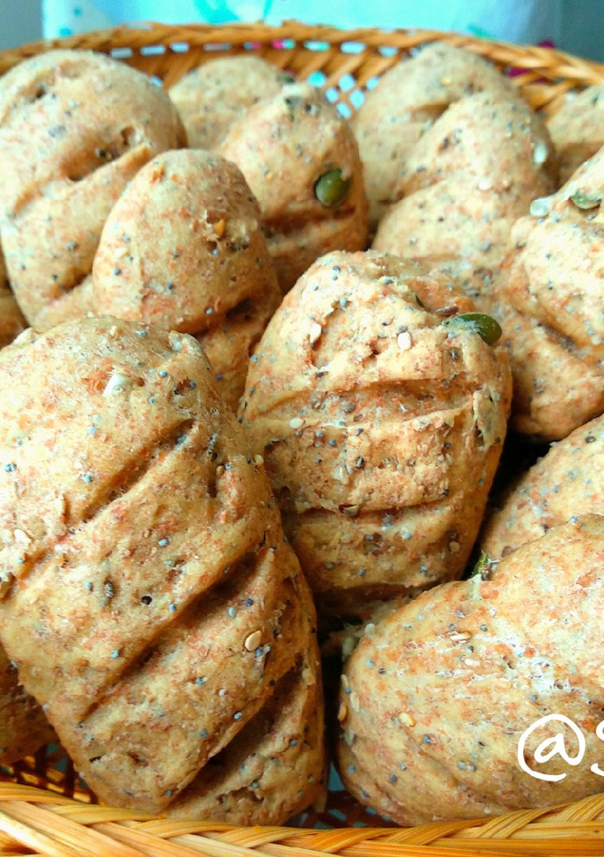 Una foto de 26.🥖Minipanes de espelta y semillas, con o sin panificadora