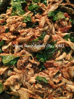 Foto resep Ayam Suwir Balado