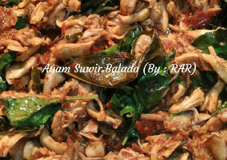 Cara Gampang Menyiapkan Ayam Suwir Balado, Lezat Sekali