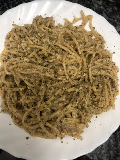 Una foto de 364. Espagettis con crema de trufa y parmesano