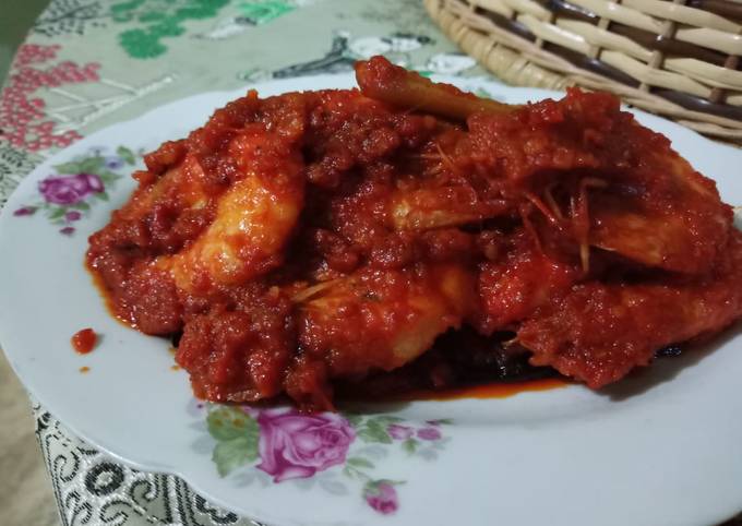 Udang balado sedapp