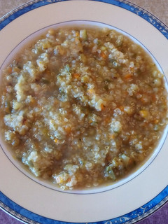 Una foto de Sopa de quinoa