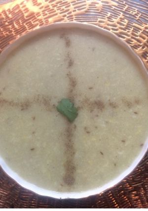 A picture of Bajra ki khichadi.