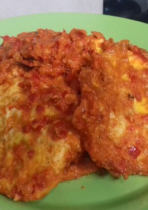 Foto resep Telor balado simple