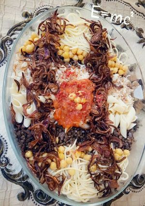 صورة لوصفة كشري مصري