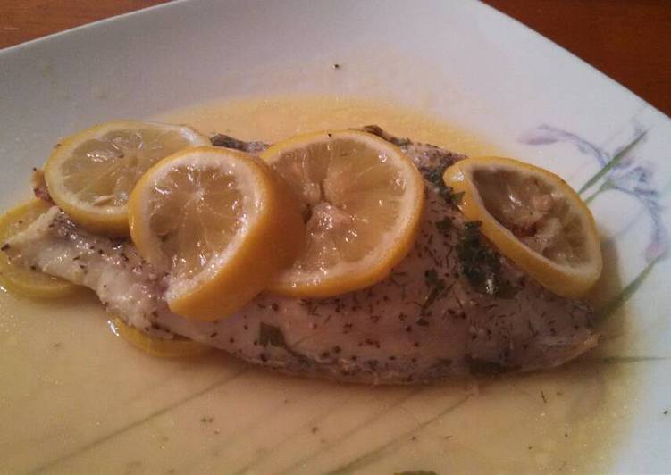 Easiest Way to Prepare Homemade Baked Tilapia