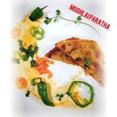 Mughlai paratha A picture of Mughlai paratha.