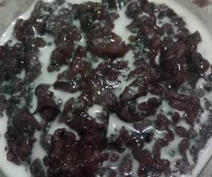 Resep Mudah Bubur Ketan Hitam Lezat Mantap