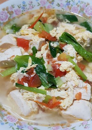 Foto resep Sup Telur Tahu
