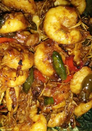 Foto resep Tumis udang