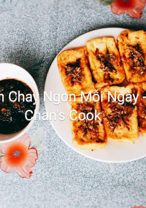 Hình của món Đậu khuôn lướt váng chay.