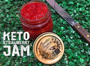 Gambar selai strawberry beku