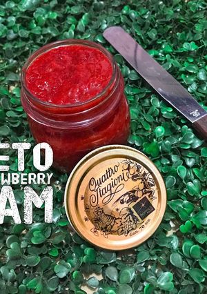 Foto resep Keto Strawberry Jam / Selai
