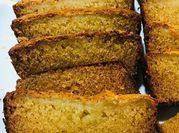 A picture of condensed milk rava cake