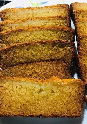 A picture of Vegetarian healthy Rawa Cake.