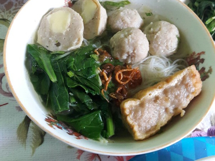 Standar Bagaimana cara memasak Kuah Bakso Bening (tanpa lemak/gajih)  sesuai selera