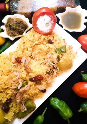 A picture of Aloo ki Tahiri.