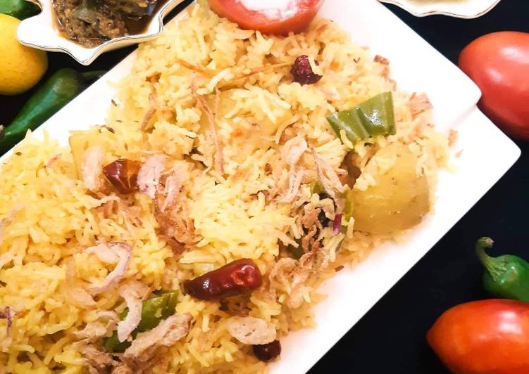 Recipe of Super Quick Homemade Aloo ki Tahiri