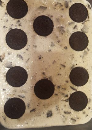 A picture of No bake Oreo Cheesecake.