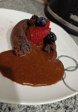 Una foto de Volcán de Chocolate