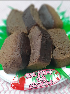 Foto resep 116. Bolu Pisang Oat Chocolatos Drink