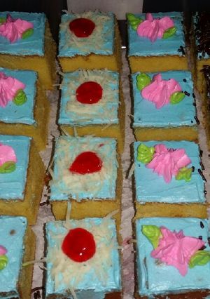 Foto resep Bolu Potong Hias