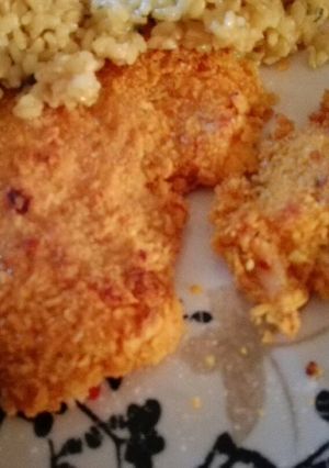 Una foto de Milanesas​ de pollo crujientes💥
