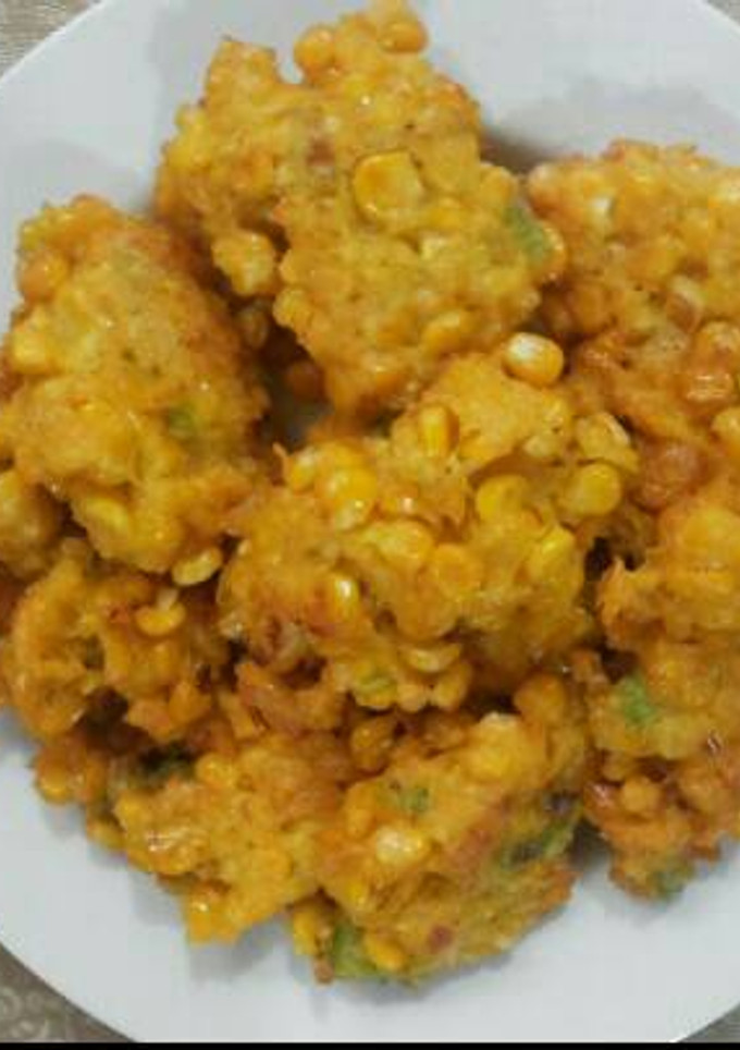 Foto resep Bakwan jagung manis empuk 😙😘