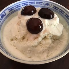 A picture of California Farm Rose Water Ice Cream.