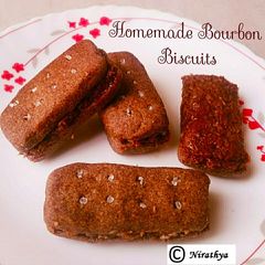 Homemade Bourbon Biscuits {FingerMillet} – Eggless and Vegan A picture of Homemade Bourbon Biscuits {FingerMillet} – Eggless and Vegan.