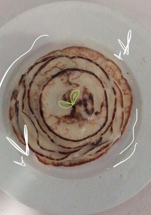 Hình của món •| BÁNH PANCAKE KHÔNG TRỨNG|•.