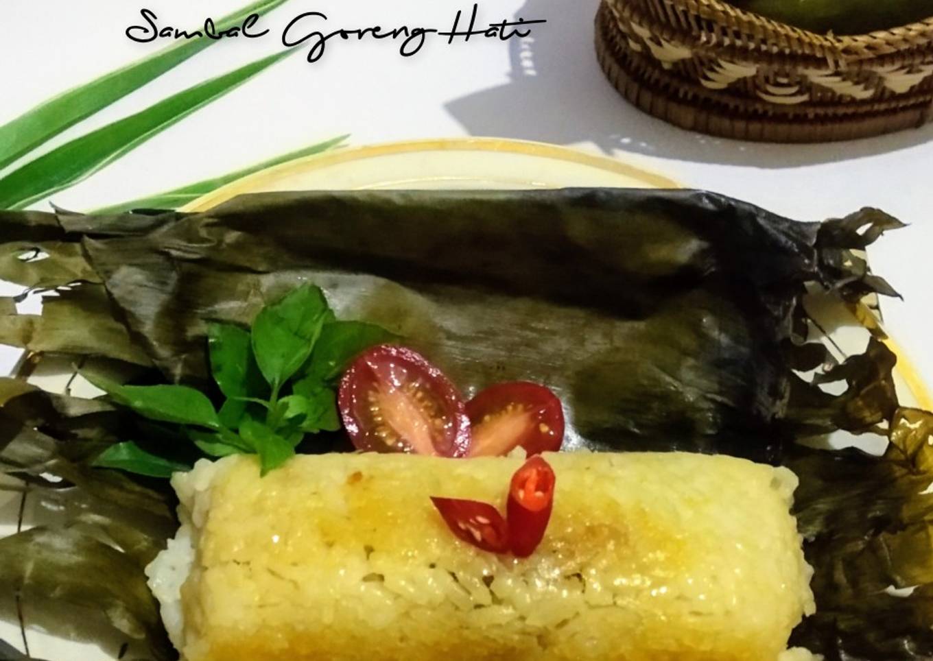 Nasi Bakar Isi Sambal Goreng Hati