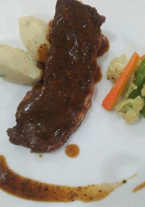 Foto resep Beef Steak Blackpaper Sauce #BikinRamadanBerkesan