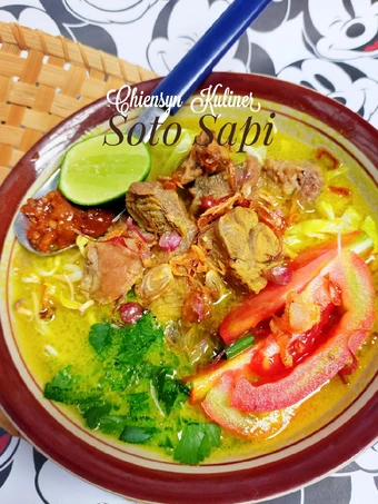 Cara Mudah Menyiapkan Resep Soto daging sapi yang Enak Banget Anti Ribet, Lezat Sekali