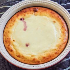 A picture of Cherry Clafoutis (Sort Of).