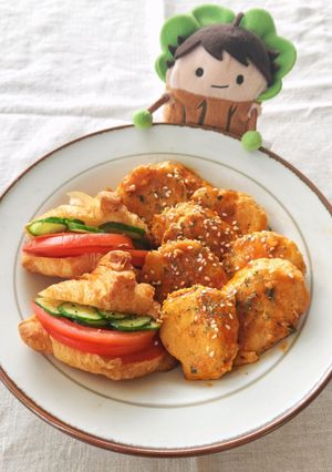 [ 減脂料理 ] 茄汁豆腐雞塊 的食譜成品照片