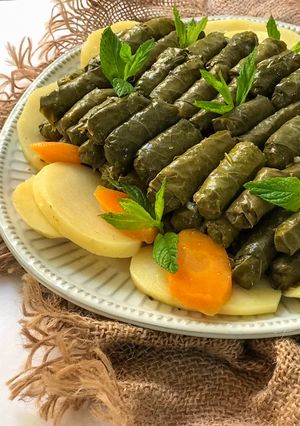 صورة لوصفة ورق العنب بالزيت