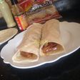 Spicy beef wrap