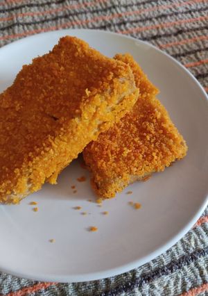 Una foto de Milanesa de tofu 🌱 vegan