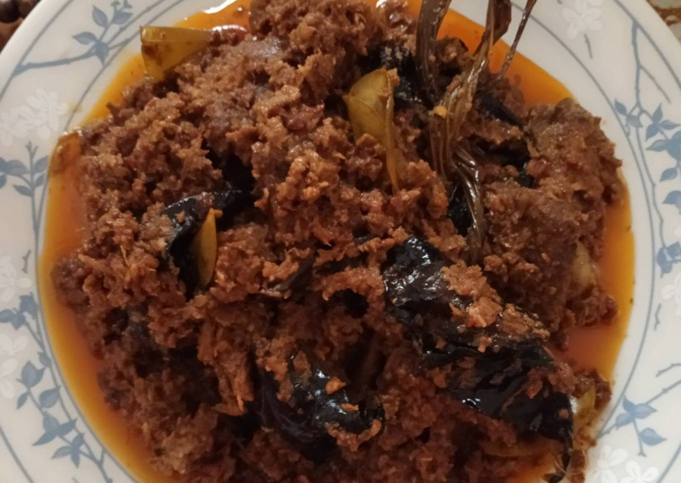 Rendang sapi sederhana