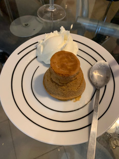 Una foto de Volcán de dulce de leche