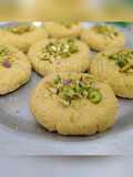 Makki Nankhatai or Maize flour cookies