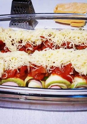 Una foto de Canelones de zucchini perfecta para dieta ceto❤ low carb!!