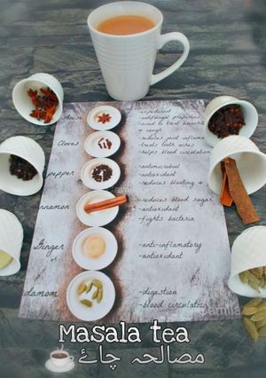 A picture of Masala Chai ☕❤️☕.