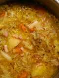 Repollo guisado en su jugo