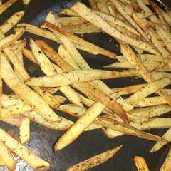 Una foto de Papas rústicas al horno
