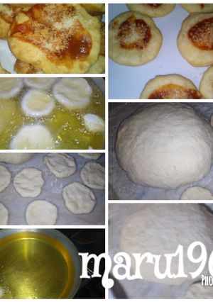 Una foto de Pizzetas fritas individuales